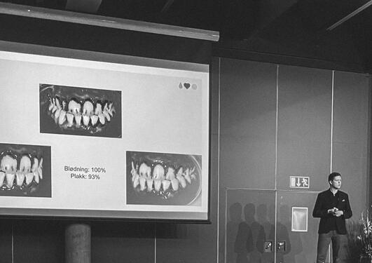 Picture of Anders Røsland at THE NATIONAL CONVENTION FOR THE NORWEGIAN DENTAL ASSOCIATION
