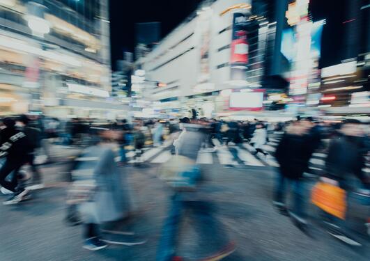 People on Shibuya Crossing