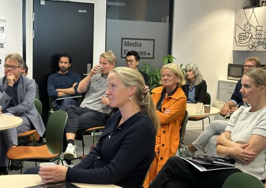 Direktør for NFR besøker MediaFutures
