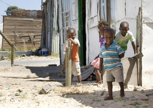 Children playing in the street