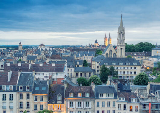Utsikt over Caen
