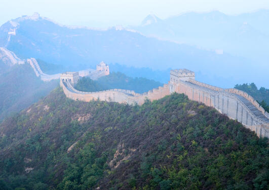 A picture of the Chinese wall 
