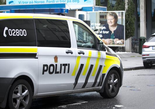 Norwegian police vehicle