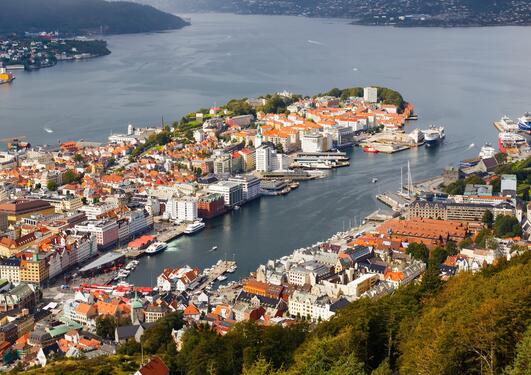 A view of Bergen