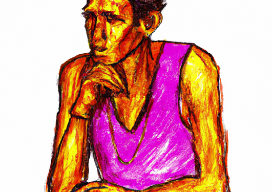 Illustration of a man