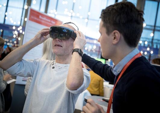 VR briller på digital myldredag