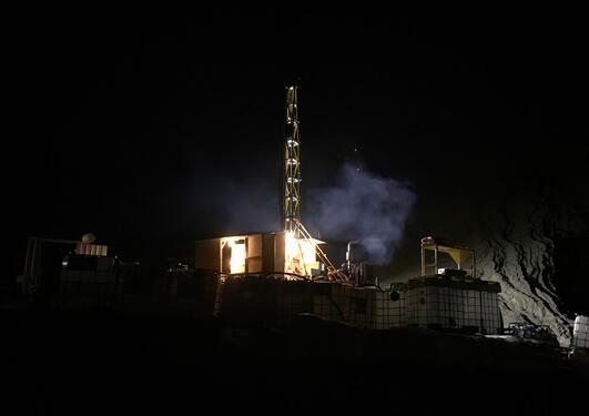 Drillsite at Surtsey