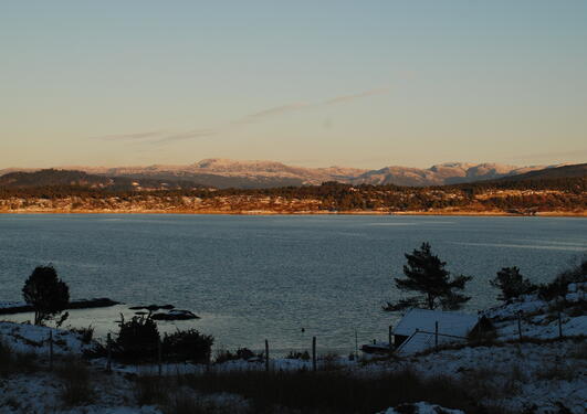 Lurefjorden - one of the core areas of Nordhordland Biosphere Area