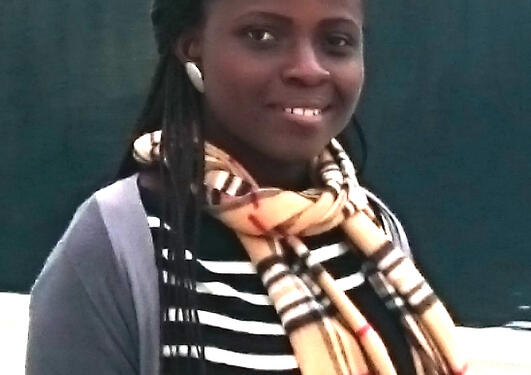 Master student Ernestina Ohenwaah Denchie.