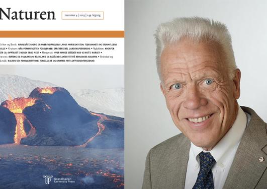 Naturen forside og Jan Mangerud