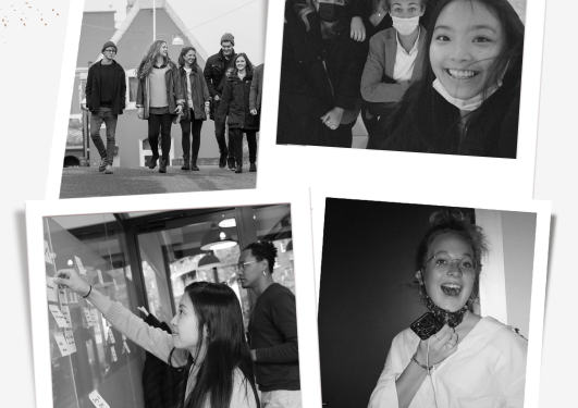 Ungdom som har det kjekt