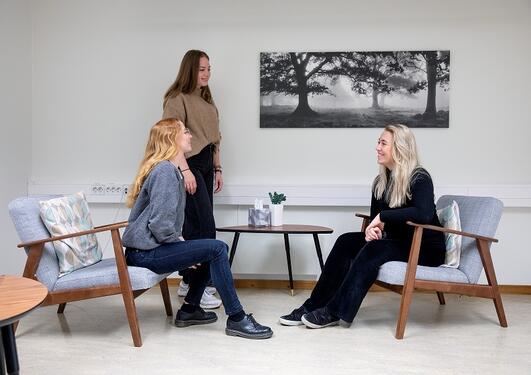 Studenter i praksis i klinikk