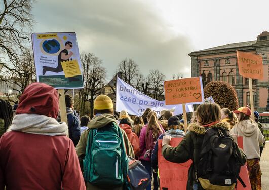 Strike for climate in Bergen