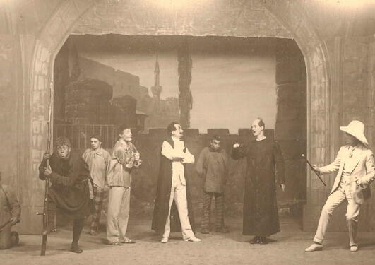 fotografi fra den nationale scenes produksjon Peer Gynt 1921