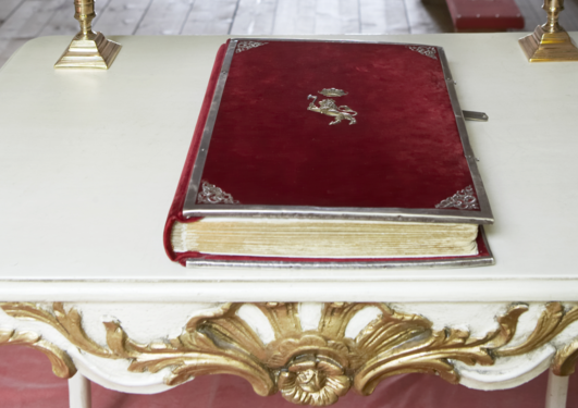 Photography of the Norwegian Constitution of 1814 at Eidsvoll