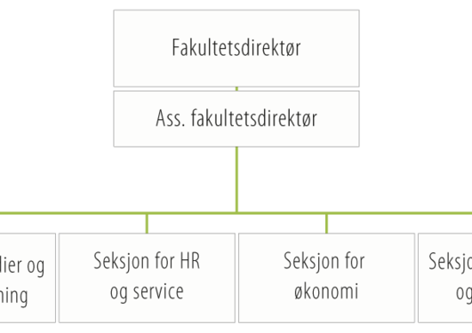 Organisasjonskart HF-administrasjonen