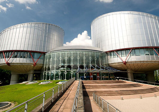Bildet av den Europeiske Menneskerettighethsdomstolen i Strasbourg.