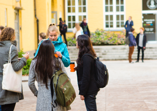 Studenter på Sydneshaugen