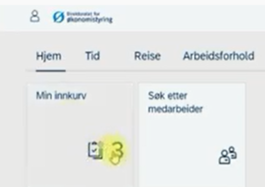 Bilde av innkurv i selvbetjeningsportalen