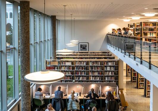 Interiør: Bibliotek for humaniora