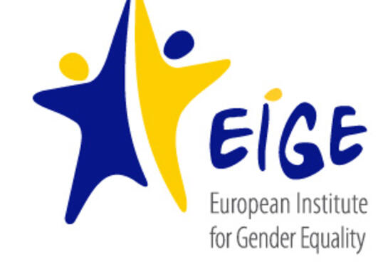 EIGE's logo - a big blue and yellow star with three small stars overhead
