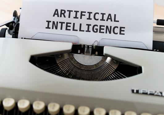 Illustrasjonsbilde av skrivemaskin