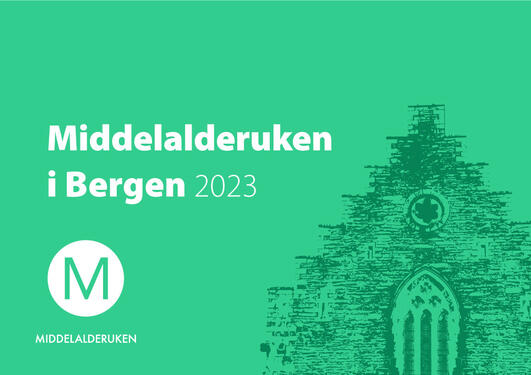 Skisse av Håkonshallen på profilen til middelalderuken 2023