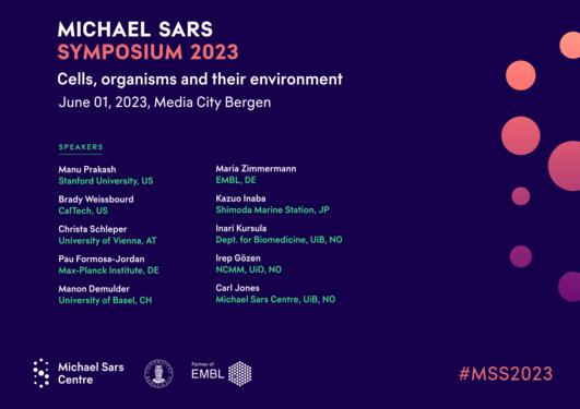 Line up for the Michael Sars Symposium