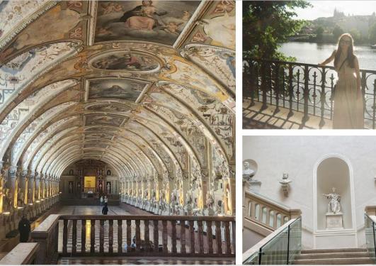 3 bilder fra Munchen, Padova og Praha