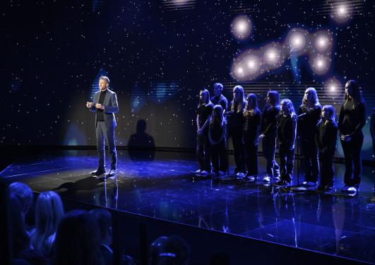 Ole F. Norheim på scenen