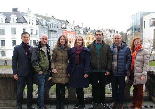 Photo of Cambridge guests together with Multilingualism on My mind