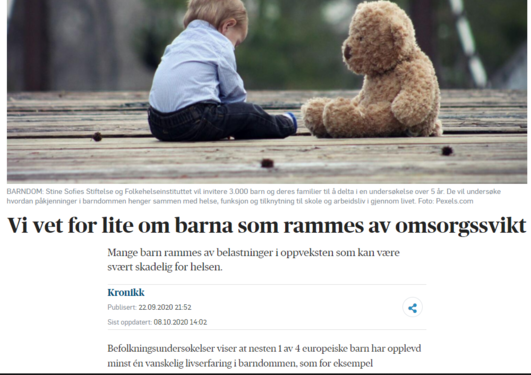 bilde av forsiden på kronikken