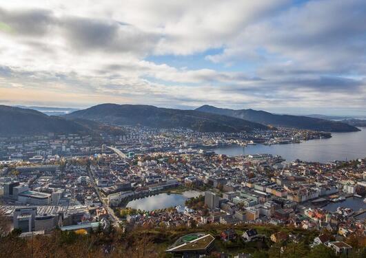 Picture of the city of Bergen