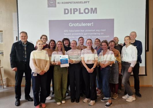 Bilde av deler av administrasjonen ved juridisk fakultet