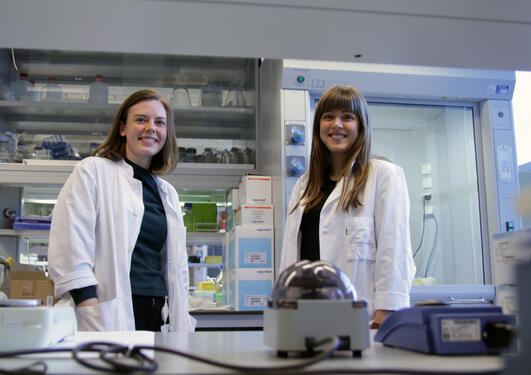 Fish protein as dietary supplement is popular, but what health benefits does it have? Aslaug Drotningsvik and Iselin Vildmyren want to find the answer.