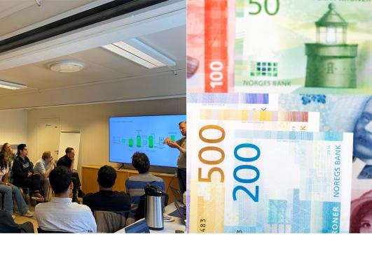 Pengar og ei studentgruppe