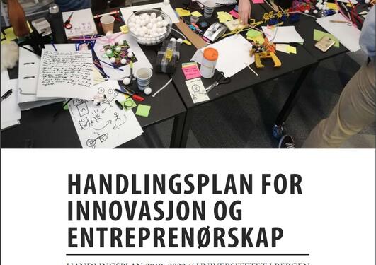 Forsiden av Handlingsplan for innovasjon og entreprenørskap