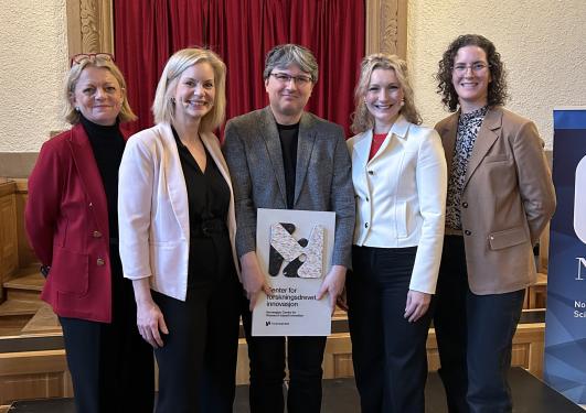 SFI tildeling i Trondheim.