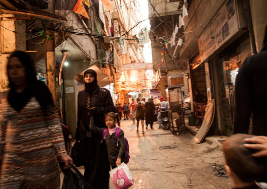 Street life, Shatila, Beirut