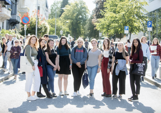 studenter ved studiestart