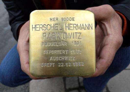 Bilde av snublestein