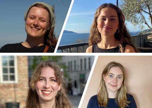 4 kvinnelige studenter