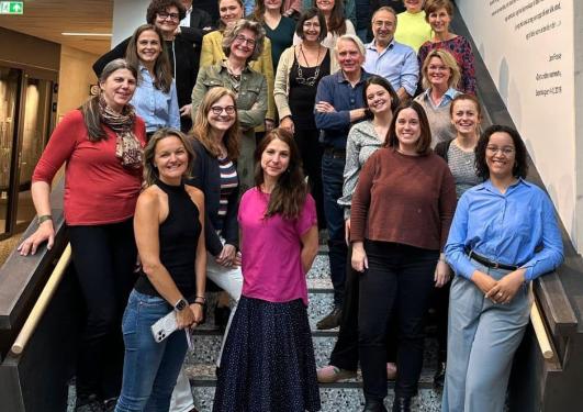 Bilde av partnerlandene i CHARM-EU på besøk ved UiB