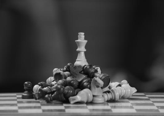 Slagmark på sjakkbrettet