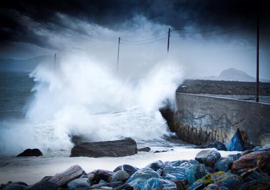 Storm at Alnes