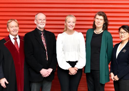 Foto av komite, kandidat og custos