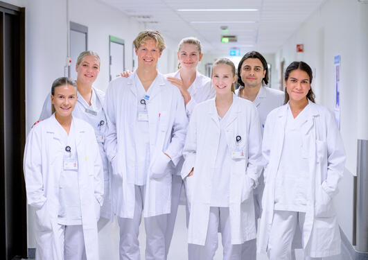 Medisinstudenter på Stavanger universitetssjukehus
