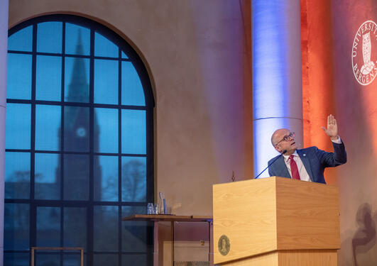 Norway's Special Representative for the Ocean, Mr. Vidar Helgesen, gave an impassioned speech for the ocean and the blue economy when he gave the first Annual Ocean Sustainability Bergen Lecture on 21 October 2019.