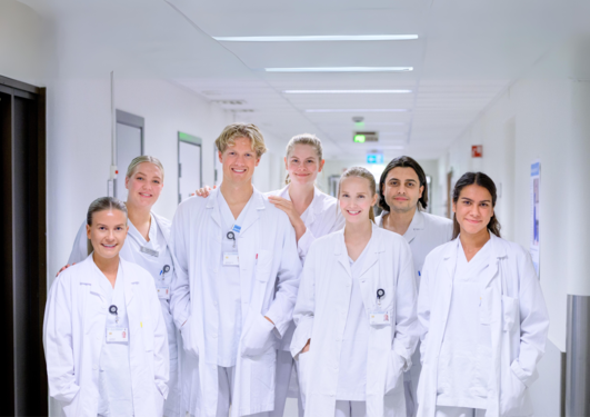 Medisinstudenter på Stavanger universitetssjukehus