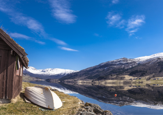 View of Oppheimsvatnet, Voss, Norway